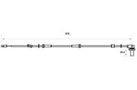 Датчик ABS AUDI A4 1.6-2.8 94-01 975mm