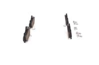 0 986 424 541_=708 02=FDB1384=573039B !колодки дисковые п. Volvo S40/V40 1.6i-1