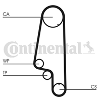 CT846K1_рем.к-кт ГРМ! Seat Cordoba/Ibiza 1.0/1.4