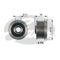 GATES OAP7168 Муфта свободного хода HYUNDAI SANTA FE/KIA SORENTO 2.4 09-