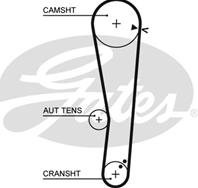 [5568xs] gates ремень грм gates hyundai 1.3-1.5 00- (110x22) [5568xs]
