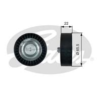 GATES T36458 Ролик ремня приводного KIA CEED/CERATO 06-/RIO 06-/VENGA 10- DIESEL