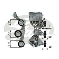 Блок роликов с натяжителем п/к ремня MB W169/245