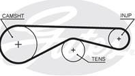 GATES 5677XS Ремень ГРМ 82 X 20