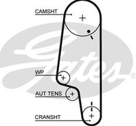 K025427XS_ремкомплект ГРМ! Seat Arosa/Ibiza  VW Lupo 1.0/1.4 97&gt