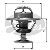 GATES TH04282G1 Термостат CHEVROLET CRUZE/CAPTIVA/ORLANDO/OPEL ANTARA 2.0D-2.2D 10-