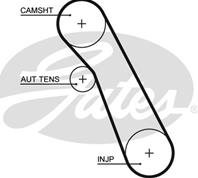 [k015541xs] gates комплект ремня грм gates ford focus/mondeo 1.8d 98- [k015541xs]