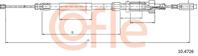 Трос стояночного тормоза передн CITROEN JUMPER (II) all 02-