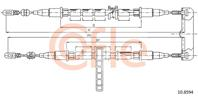 Трос стояночного тормоза SAAB: 900SE ALL 2180+1425/1607+860 mm