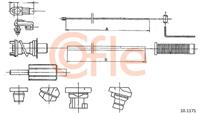 Трос газа комплект CITROEN AX all 5cv 1.0-1.1 86-4/88