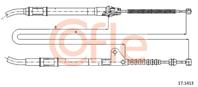 Трос стояночного тормоза лев задн TOYOTA AVENSIS all (барабанные тормоза) (mod.T22) 98-00