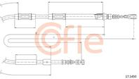 Трос стояночного тормоза TOYOTA: COROLLA E11 99-01 1442/1187 mm