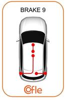 Трос стояночного тормоза передн CITROEN JUMPY all-Peu Expert-Fiat Scudo 94-