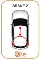 Трос стояночного тормоза передн CITROEN JUMPER all (ch.16194400>>) Fiat Ducato-PEU Boxer 01-