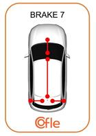 Трос стояночного тормоза FORD: TRANSIT RWD CAB LH 1608/1315 mm