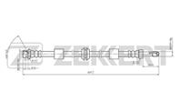 Шланг тормозной Ford Galaxy 95-  Seat Alhambra 96-