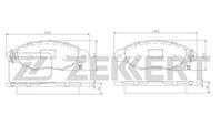 Колодки торм. диск. перед Citroen Xsara (N0, N1) 97-, Renault Kangoo I, II 97-, Symbol 98-