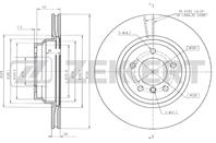 Диск тормозной передний BMW 1 (E81-E88)  3 (E90-E9