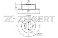 Диск торм. зад. Toyota Camry (V50) 09-