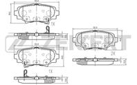 Колодки торм. диск. зад Mazda 3 III 13-