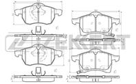 Колодки торм. диск. перед Opel Astra G 00-, Zafira A 99-