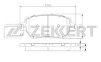 Колодки торм. диск. перед Toyota Camry (V30) 01-, Crown (S180, S200) 03-, Isis (M10) 04-