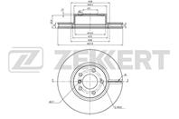 Диск торм. перед. BMW X3 (F25) 10-  X4 (F26) 14-