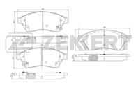 Колодки торм. диск. перед Chevrolet Aveo (T300) 11-, Cruze (J300/5/8) 09-, Opel Astra J 09-