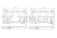 Колодки торм. диск. перед. Opel Astra J 12-  Insig