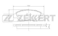 Колодки торм. диск. перед Citroen C1 I, II 05-, Peugeot 107 05-, 108 14-, Toyota Aygo (B10, B40) 05-