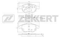 Колодки торм. диск. перед Opel Astra H 05-, Vectra C 02-, Zafira B 06-, Saab 9-3 (YS3D, YS3F) 98-