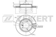 Диск торм. перед. BMW 3 (E46) 98-  Z3 (E36) 00-  Z