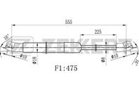 Амортизатор багажника Ford Mondeo III Turnier 00-