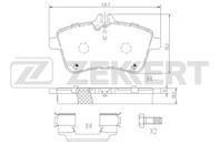 Колодки торм. диск. передн. MB A-Class (W169) 04- 