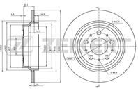 Диск торм. зад. Volvo S60 I 00-, V70 II 00-, XC70 Cross Country 97-
