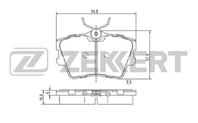 Колодки торм. диск. зад VW Kombi 92-, Multivan IV 90-, Transporter IV 90-