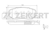 Колодки торм. диск. перед Mazda MPV III 06-, CX-7 (ER) 06-, CX-9 (TB) 06-