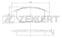 Колодки торм. диск. перед Citroen C4 04-, Fiat Idea 04-, Peugeot 206 03-, 207 07-, 307 00-