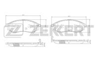 Колодки торм. диск. перед Nissan Murano (Z51) 08-, Pathfinder (R51M) 05-, Qashqai (J10E) 07-