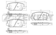 Колодки торм. диск. перед Hyundai i30 II 11-, Veloster 12-, Kia Cee'd II 12-, Pro Cee'd II 13-