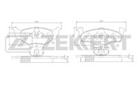 Колодки торм. диск. перед Seat Arosa 97-, Skoda Fabia (6Y, 5J) 99-, VW Lupo 98-, Polo III, IV 94-