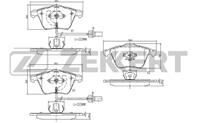 Колодки торм. диск. перед Audi A4 III 06-, A6 III 04-, A6 Allroad 06-, A8 II 02-, S6 III 04-