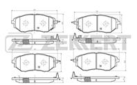 Колодки торм. диск. перед Subaru Forester (SJ) 12-, Legacy (B_) 03-, Outback (BM, BR) 09-