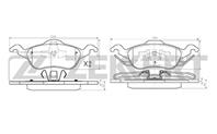 Колодки торм. диск. перед Ford Focus 98-