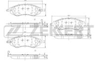 Колодки торм. диск. перед Chevrolet Lacetti (J200) 05-, Daewoo Nubira (KLAJ, KLAN) 00-