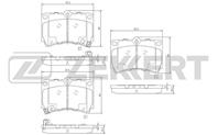 Колодки торм. диск. перед Kia Pride (DA) 96-, Rio 00-, Mazda 121 II 90-, 323 III-V 85-, Demio 96-