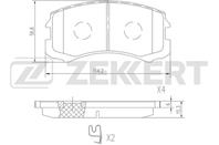 Колодки торм. диск. перед Mitsubishi Lancer IX, X 03-