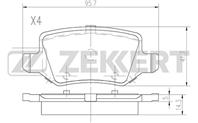 Колодки торм. диск. зад MB A-Class (W168  W169) 97