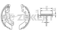 Колодки торм. бараб. зад Hyundai Accent I, III 94-