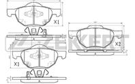 Колодки торм. диск. перед Honda Accord VII 03-